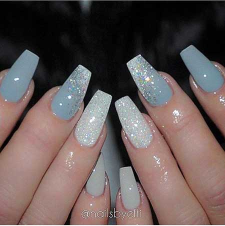 30 Acrylic Nail Designs for Winter - Styles 2017