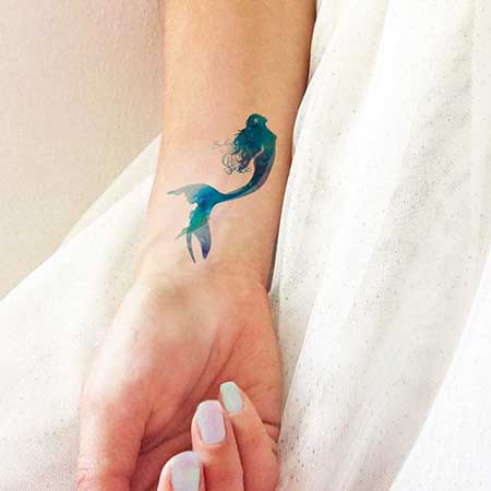 Small Tattoos Mermaid Small - 14