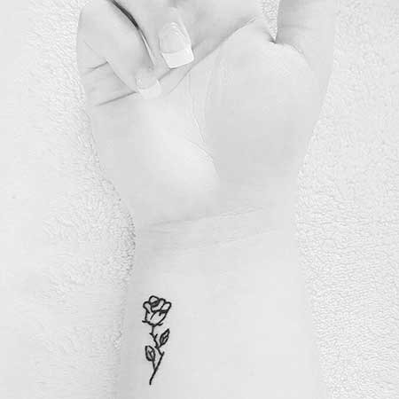 Tattoos Flower Small Wrist - 10