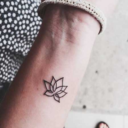 Tattoos Flower Small Wrist - 15