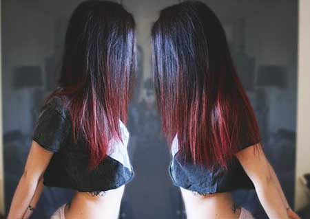Ombre, Red, Pink, Red 
