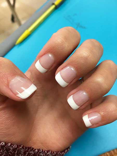 Simple Nails Summer Simple White 2017 - 28