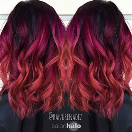 Red, Ombre, Red, Ombre 