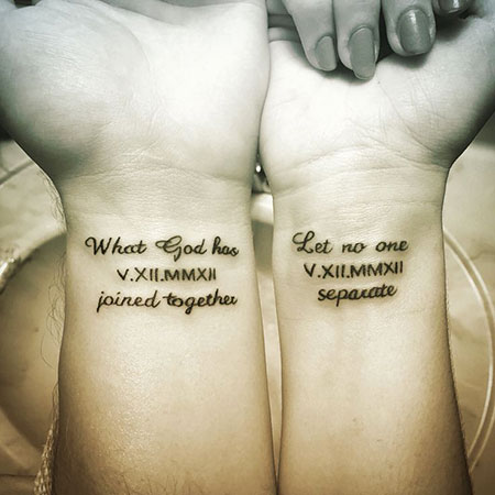 Couple Tattoo Idea, Tattoos Tattoo Wedding Couples