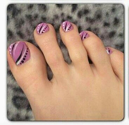Nail Toe Art Designs