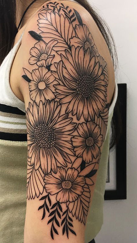 Tattoo Half Sleeve Flower