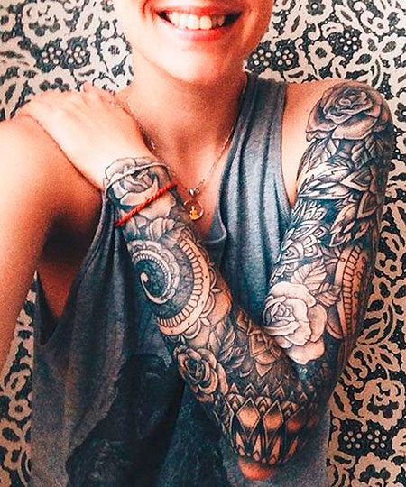 Sleeve Tattoo Full Women