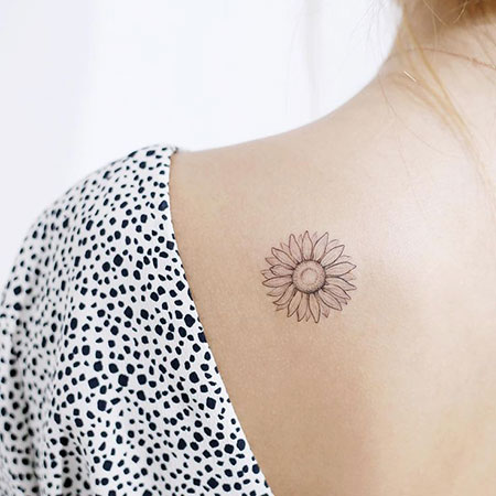 Tattoo Tattoos Flower Sunflower
