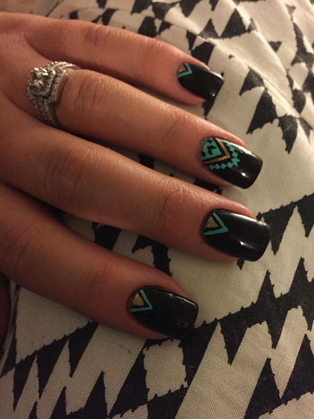 Nail Black Nails Manicure