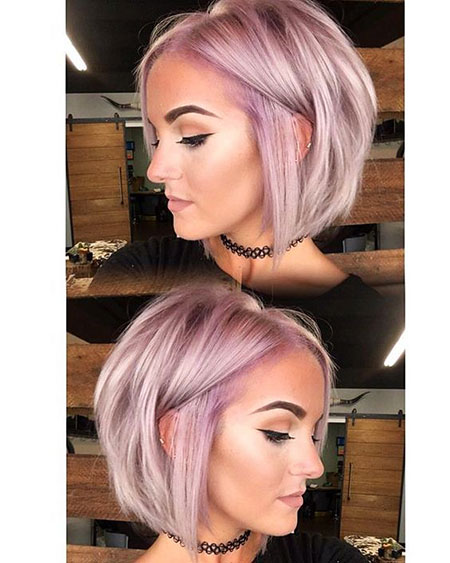 Hair Short Purple Type