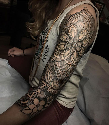 Tattoo Sleeve Art Mandala