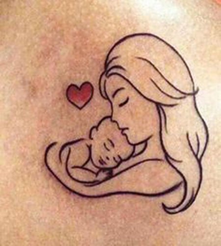 Son Mother Tattoo Tatuagem