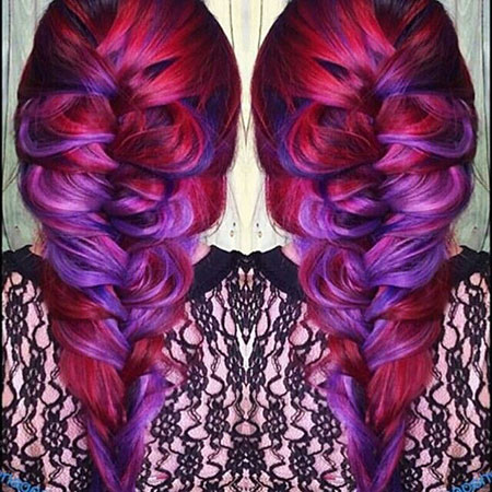 Hair Color Purple Red