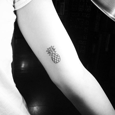 Best Simple Pineapple Tattoo, Tattoos Tattoo Idea Minimalist