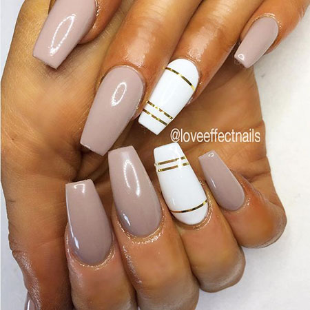 Nails Nail Coffin Manicure