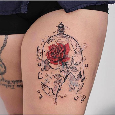 Flower Tatoo, Tattoos Rose Beast Tattoo