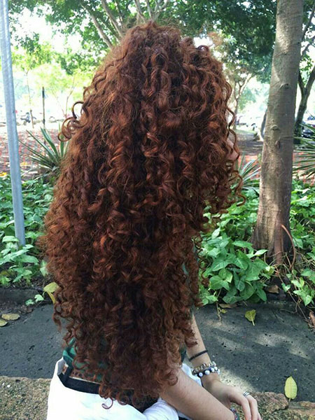 Very Long Thick Curly Hair, Curly Hair Curls Natural