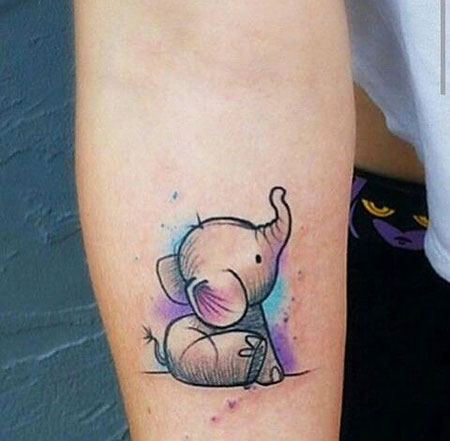 Tattoo Elephant Tattoos Baby