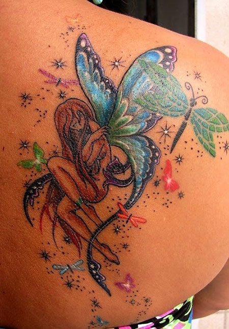 Tattoo Fairy Butterfly Beautiful