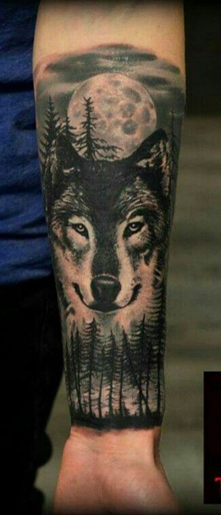 Wolf Tattoo Tattoos Pin