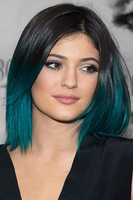 Hair Blue Ombre Kylie