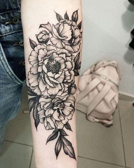 Tattoos Tattoo Flower Black