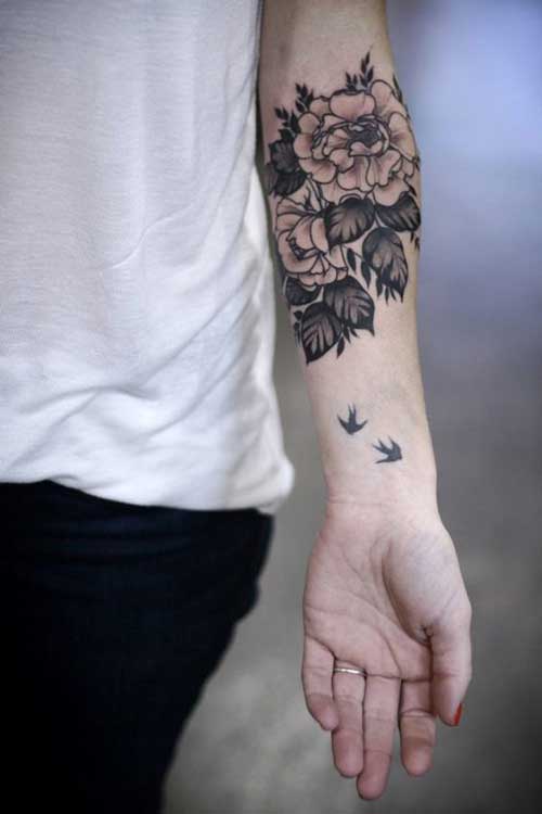 Lower Arm Tattoo Ideas for Women