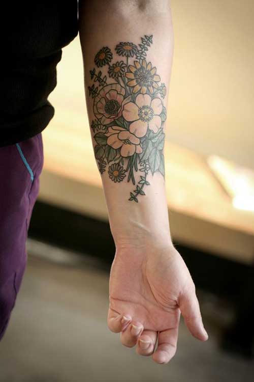 Lower Arm Tattoos for Females 