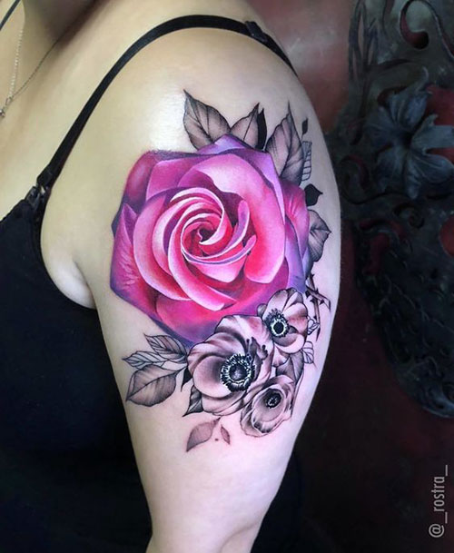 11.Best Rose Tattoo