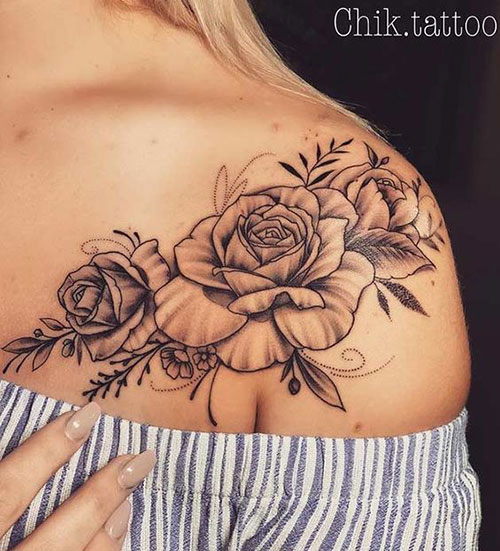 Rose Tattoos for Women-15