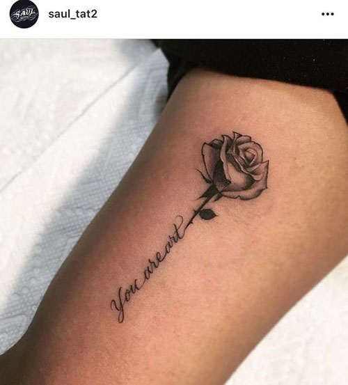 Small Rose Tattoos for Women-11