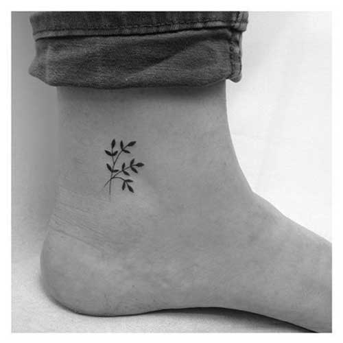 Simple Small Ankle Tattoos-6