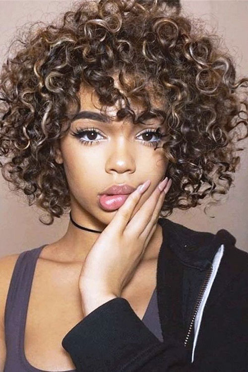 Short Hair Styles With Curls