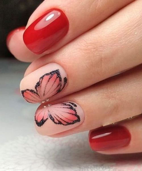 Butterfly Nail Art Designs
