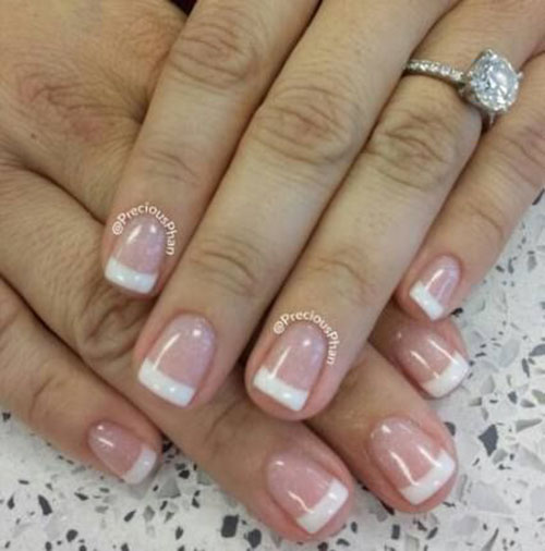 French Tip Gel Nails