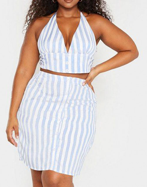 Two Piece Outfits For Plus Size