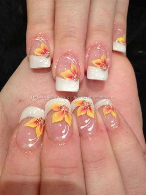 Lotus Flower Nail Art